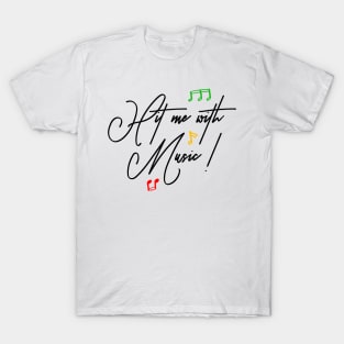 Hit Me With Music Handwritten Reggae T-Shirt